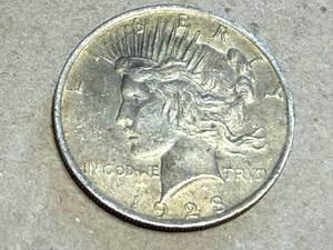 lot 16 image: 1923 Peace Dollar