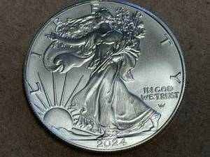 lot 20 image: 2024 1 oz Silver Eagle