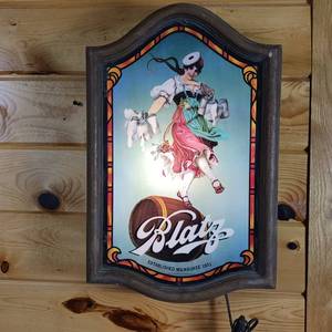 lot 12 image: Blatz Illuminated Display 18 inches