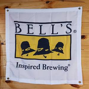 lot 33 image: Bells Fabric Wall banner, Inspired Brewing