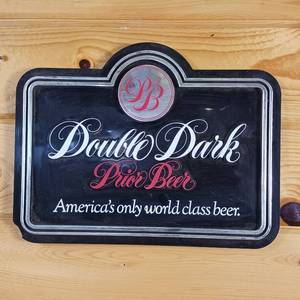 lot 79 image: Double Dark Beer � World Class � Plastic Sign