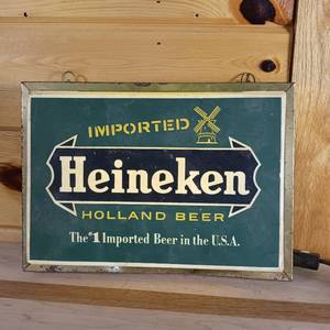 lot 110 image: Heineken Lighted Sign � Imported Holland Beer � Works