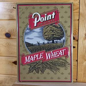 lot 125 image: Metal Sign Point Original Maple Wheat � Since 1857