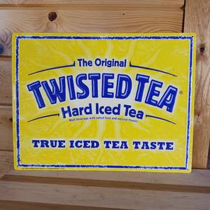 lot 214 image: Twisted Tea Tin Sign � Hard Ice Tea Original