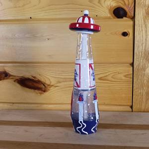 lot 219 image: Pabst Special Edition UFO Beer Tap Handle � UFO on top, Alien Hand and Flames   Cool