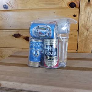 lot 225 image: Vintage Lot of Cans  St. Pauli Girl  Primo  Hi Brau  Pfieffer  Heidle Brau