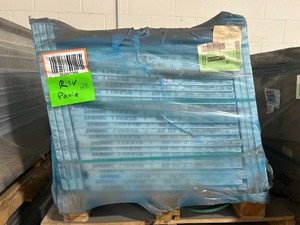 lot 12 image: MSI Pallet of 28 Cases of- Pavia Gray 24 in. x 48 in. Polished Porcelain Quartzite Look Floor and Wall Tile (total of 448 sq. ft.) Retail Value of $1,783