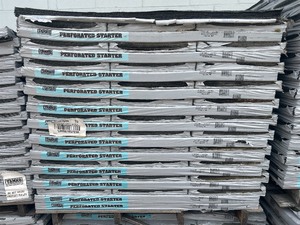 lot 16 image: TAMKO Pallet of 72 Bundles of- Perforated Starter 105 lin. ft. Eave and Rake Roofing Starter Strip Shingles- Retail Value of $3,453