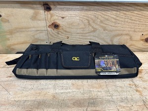 lot 58 image: CLC 11 in. W X 12 in. H Polyester Tool Bag 32 pocket BlackTan 1 pc