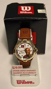 lot 14 image: Michael Jordan Vintage Wilson Watch - New In Box w Tags, Basketball (5)