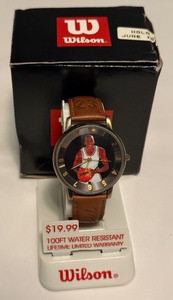 lot 16 image: Michael Jordan Vintage Wilson Watch - New In Box w Tags, Basketball (6)