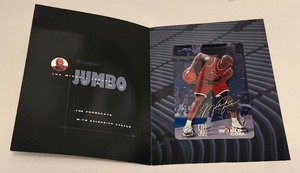 lot 7 image: Michael Jordan RARE Jumbo World Com Calling Card 1996 in Promo Folder, NEW