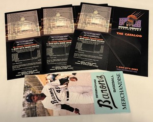 lot 42 image: Michael Jordan (3) Restauranct Catalogs and Birmingam Barons Merchandise Catalog