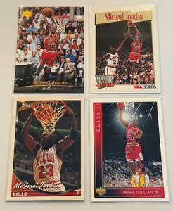 lot 65A image: 4 Card Michael Jordan Basketball Card Lot - #2
