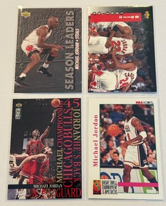 lot 66A image: 4 Card Michael Jordan Basketball Card Lot - #3