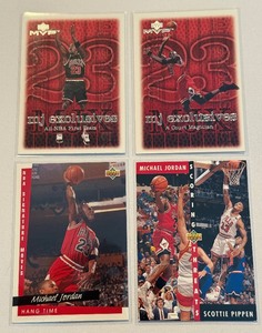 lot 67A image: 4 Card Michael Jordan Basketball Card Lot - #4