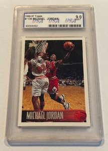 lot 33A image: Michael Jordan Graded 9 Mint 1996-97 #139 Basketball Card