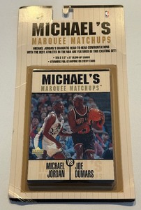 lot 35A image: Michaels Marquee Matchups 10 Oversized Card Set 1997 Upper Deck Michael Jordan Basketball Cards - NEW