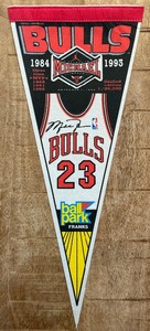 lot 7A image: Michael Jordan Limited Edition26,000 Pennant by Ball Park Franks