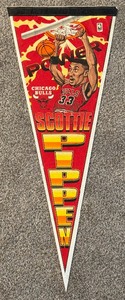 lot 86 image: Scottie Pippen Chicago Bulls Basketball Pennant