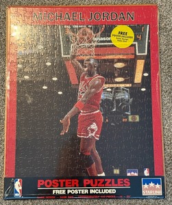 lot 92 image: Michael Jordan Baskerball Poster Puzzle New - 2