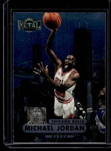 lot 14A image: Michael Jordan 1997-98 Fleer Metal Universe # 23 Basketball Card