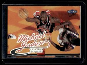 lot 41A image: Michael Jordan 1998-99 Fleer Ultra #85 Basketball Card