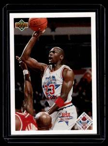 lot 50A image: Michael Jordan 1991-19 Upper Deck All-Star Weekend Checklist #48 Basketball Card
