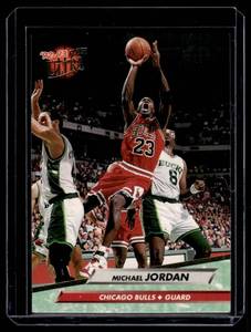 lot 52A image: Michael Jrodan 1992-93 Fleer Ultra NBA Jam Session Dunk Rank Tom 20 Jammer #216 Basketball Card