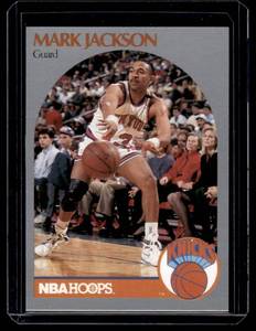 lot 21A image: Menendez Brothers Mark Jackson 1990 NBA Hoops #205 Basketball Card