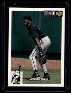 lot 86A image: Michael Jordan Baseball RC 1994 Upper Deck Collectors Choice #23 Rookie Baseball Card