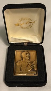 lot 23A image: Michael Jordan Limited Edition Numbered Hard Court Heroes Upper Deck Medallion