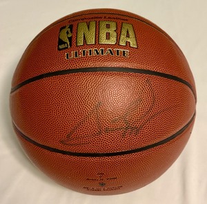 Scottie Pippen Signed Basketball With JSA COA Spalding Official Ultimate Stern Ball Chicago Bulls