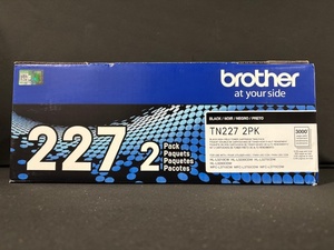 lot 2 image: 2x Brother TN227 Black Toner Cartridges - 3,000 Page Yield (2PK)