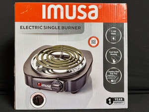 lot 25 image: Imusa Electric Single Burner 1100W
