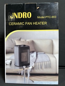 lot 40 image: JNDRO Ceramic Fan Heater Model PTC-903