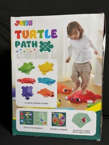 lot 74 image: Joyin Turtle Path - 6 Turtle Stepping Stones IndoorOutdoor Play