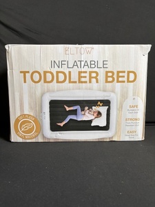lot 81 image: ELTOW Inflatable Toddler Bed - Complete Set, 310 lbs Max