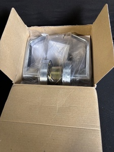 lot 107 image: Dynasty Hardware AUG-30-26D Augusta Grade 2 Commercial Duty Passage Lever ADA Satin Chrome