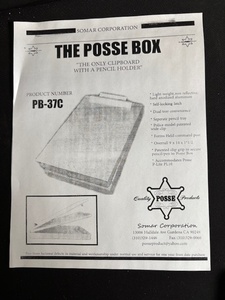 lot 117 image: Posse Box PB-370 Clipboard Box with Pencil Holder