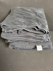 lot 125 image: AKTI COTTON LLC Gray Bath Towels - Hotel & Spa Collection