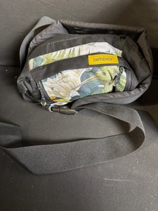 lot 143 image: Bethbear Baby Harness - Tropical Leaf Print, Adjustable Strap