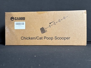 lot 161 image: CAROD X004M50FF5 ChickenCat Poop Scooper - 10-Inch Wide Head, Adjustable Handle