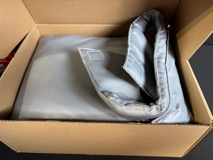 lot 168 image: Gray Seat Pad with Center Hole and Straps