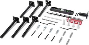 lot 54 image: Roses Rustic Floating Shelf Brackets 1.5 in - 6 pcs