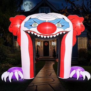 lot 77 image: ZPISF-inflatable Giant Creepy Clown Archway - 11-foot tall