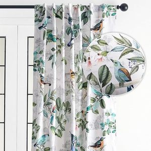 lot 80 image: Maison dHermine Curtain Panel - Solstice Ecru - 50x96