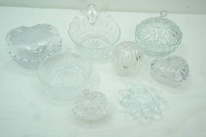 lot 248 image: Crystal Compote Dishes, Trinket Boxes and More
