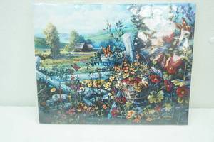 lot 254 image: Field Days Print by Sandra Bergeron. 14x11