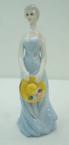 lot 393 image: Lladro Nao Gentle Breeze Porcelain Figurine. 8 tall